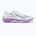 Buty do siatkówki dziecięce Mizuno Lightning Star Z7 white/patrician purple/quince 2