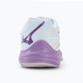 Buty do siatkówki dziecięce Mizuno Lightning Star Z7 white/patrician purple/quince 6