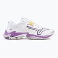 Buty do siatkówki damskie Mizuno Wave Lightning Z8 white/patrician purple/quince 2