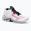 Buty do siatkówki Mizuno Wave Lightning Z8 Mid white/salsa/black