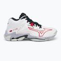 Buty do siatkówki Mizuno Wave Lightning Z8 Mid white/salsa/black 2