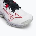 Buty do siatkówki Mizuno Wave Lightning Z8 Mid white/salsa/black 7