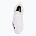 Buty do siatkówki damskie Mizuno Wave Dimension Mid white/patrician purple/quince 5