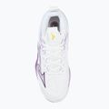 Buty do siatkówki damskie Mizuno Wave Momentum 3 white/patrician purple/quince 5