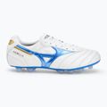 Buty piłkarskie męskie Mizuno Morelia II Japan Md white/laser blue/gold 2