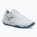 Buty do tenisa damskie Mizuno Wave Enforce Court CC W white/ parisian blue/ plein air