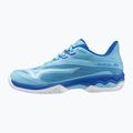 Buty do tenisa damskie Mizuno Wave Exceed Light 2 CC river blue/ white/ mugen blue