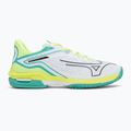 Buty do tenisa damskie Mizuno Wave Exceed Tour 6 CC W white/black/mizuno neo lime 2