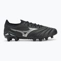 Buty piłkarskie męskie Mizuno Morelia Neo IV β Elite FG black/galaxy silver 2