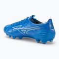 Buty piłkarskie męskie Mizuno α Japan FG white/laser blue/gold 3