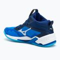 Buty do piłki ręcznej męskie Mizuno Wave Stealth Neo 2 Mid mugen blue/white/estate blue 3