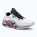 Buty do piłki ręcznej męskie Mizuno Wave Stealth Neo 2 white/salsa/black