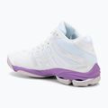 Buty do siatkówki damskie Mizuno Wave Voltage 2 Mid white/patrician purple/quince 3