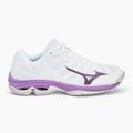 Buty do siatkówki damskie Mizuno Wave Voltage 2 white/patrician purple/quince 2