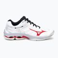 Buty do siatkówki męskie Mizuno Wave Voltage 2 white/salsa/black 2