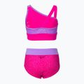 Strój pływacki dwuczęściowy dziecięcy Nike Water Dots Asymmetrical pink prime 2