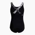 Strój pływacki jednoczęściowy dziecięcy Nike Crossback black 2