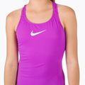 Strój pływacki jednoczęściowy dziecięcy Nike Essential Racerback laser purple 4