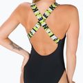 Strój pływacki jednoczęściowy damski Nike Logo Tape Crossback black 5