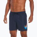 Szorty kąpielowe męskie Nike Liquify Swoosh 5" Volley midnight navy
