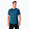 Koszulka męska Nike Heather Hydroguard dk marina blue