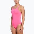 Strój pływacki jednoczęściowy damski Nike Hydrastrong Solid Fastback hyper pink