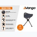 Krzesło turystyczne Vango Micro Stool india ink 6