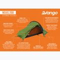 Namiot trekkingowy 2-osobowy Vango Nevis 200 pamir green 13