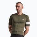 Koszulka rowerowa męska Rapha Core Lightweight Jersey dark green/white