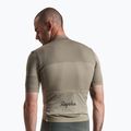 Koszulka rowerowa męska Rapha Brevet Element Jersey khaki/black 2