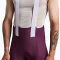 Spodenki rowerowe męskie Rapha Brevet Element Cargo Bib Shorts plum/white 3