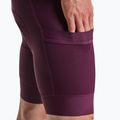 Spodenki rowerowe męskie Rapha Brevet Element Cargo Bib Shorts plum/white 4