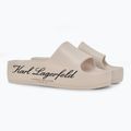 Klapki damskie KARL LAGERFELD Kobo II Hotel Logo off white eco eva 2