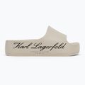 Klapki damskie KARL LAGERFELD Kobo II Hotel Logo off white eco eva 2