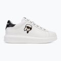Buty damskie KARL LAGERFELD Kapri Nft Lo Lace white leather 2