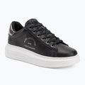 Buty damskie KARL LAGERFELD Kapri Maison black leather w/silver
