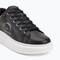 Buty damskie KARL LAGERFELD Kapri Maison black leather w/silver 7