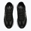 Buty damskie KARL LAGERFELD Kairo Kl Sidetrim black leather/textille 4