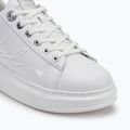 Buty damskie KARL LAGERFELD Kapri Signia Shine white leather/mono 7