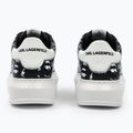 Buty damskie KARL LAGERFELD Kapri Twin Nft Graffiti black/white leather 3