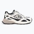 Buty damskie KARL LAGERFELD Orion Sidetrim black leather/textile w/white