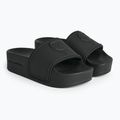 Klapki damskie KARL LAGERFELD Kondo Maxi Nft Relief black rubber 2