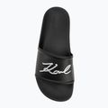 Klapki damskie KARL LAGERFELD Kondo 2.0 Signia black rubber 5
