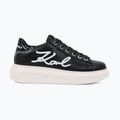 Buty damskie KARL LAGERFELD Kapri Cornelly Signia Stitch black leather