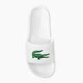 Klapki męskie Lacoste Serve Slide 1.0 white/green 5