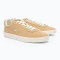 Buty męskie Lacoste Baseshot Tonal Leather light brown/off white 8