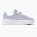 Buty damskie Lacoste Carnaby Platform Lite Textile light blue/white 2