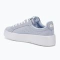 Buty damskie Lacoste Carnaby Platform Lite Textile light blue/white 3