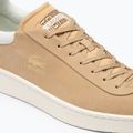 Buty męskie Lacoste Baseshot Premium Leather light brown/off white 14