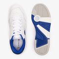 Buty męskie Lacoste Lineshot Contrasted Collar Leather white/blue 12